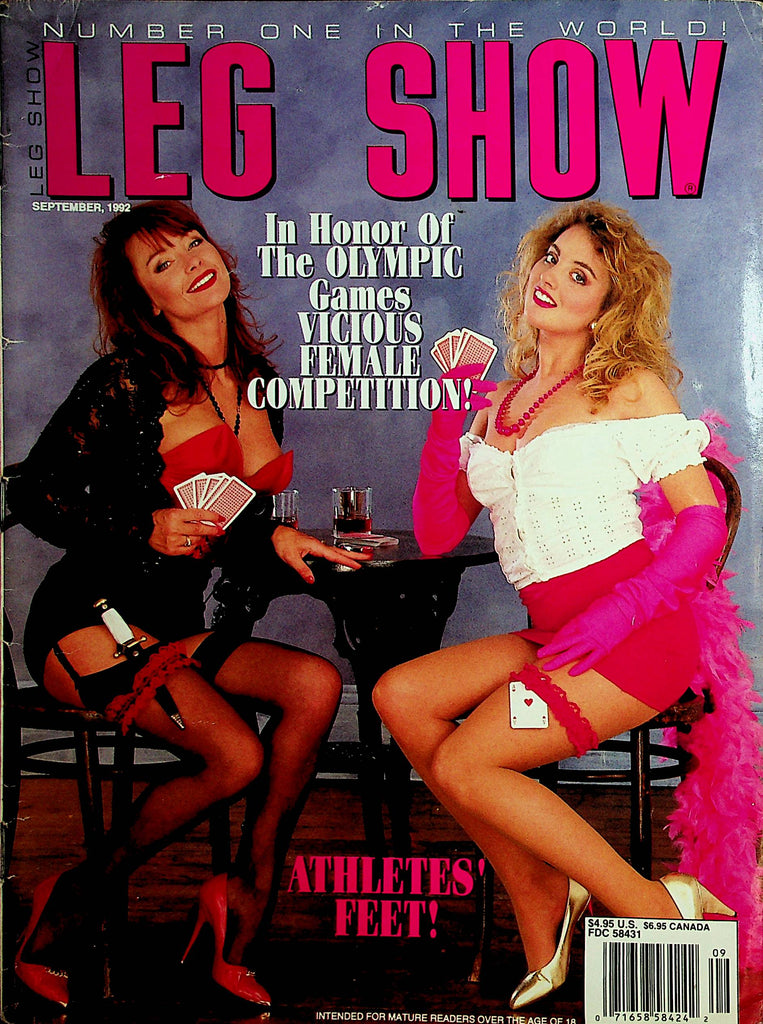Leg Show Magazine  Covergirls Samantha & Trish  September 1992   032422lm-p2