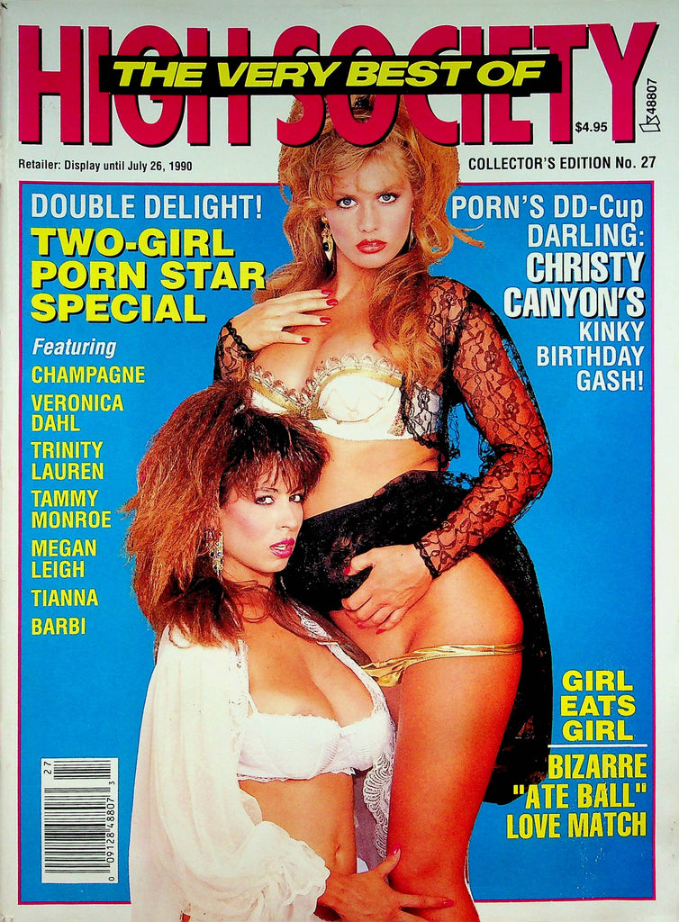 The Very Best Of High Society Magazine Christy Canyon No.27 1990 051822RP