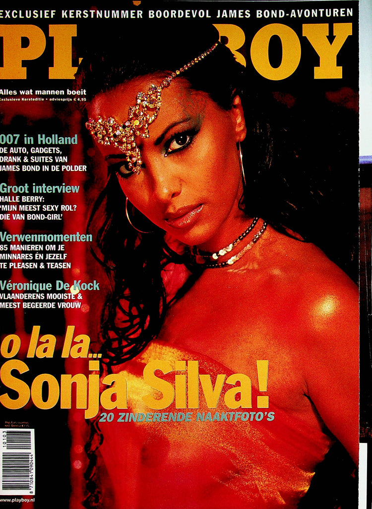 Playboy Dutch International Magazine  Covergirl Sonja Silva / James Bond / Halle Berry Interview  2002     012323lm-p3