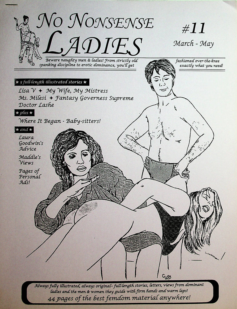 No Nonsense Ladies Spanking Guide  #11  March - May 1993   080122lm-p