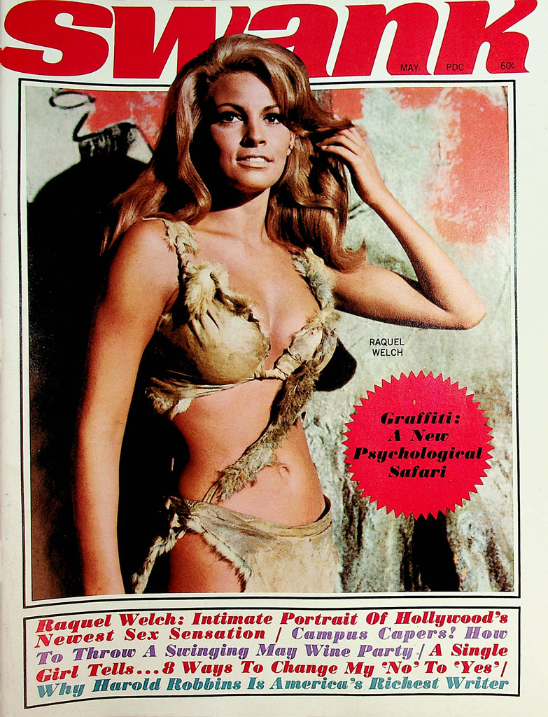 Swank Busty Vintage Magazine  Raquel Welch  May 1967    112321lm-dm