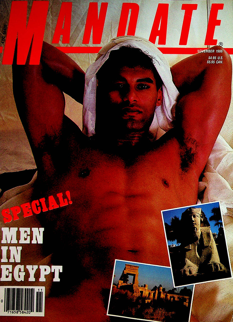 Mandate Gay Magazine  Special!  Men In Egypt  November 1986     080522lm-p
