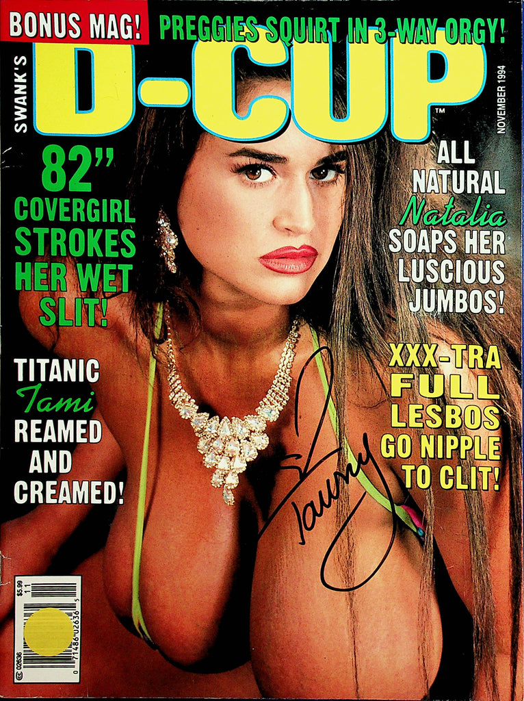 Autographed  D-Cup Magazine  Tawney Peaks  w/COA  November 1994  041522lm-p