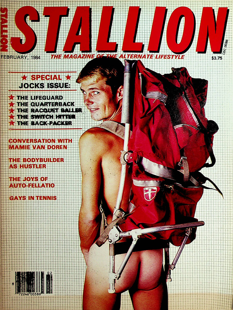 Stallion Gay Magazine  Special Jocks Issue / Conversation With Mamie Van Doren  February 1984     121521lm-dm2