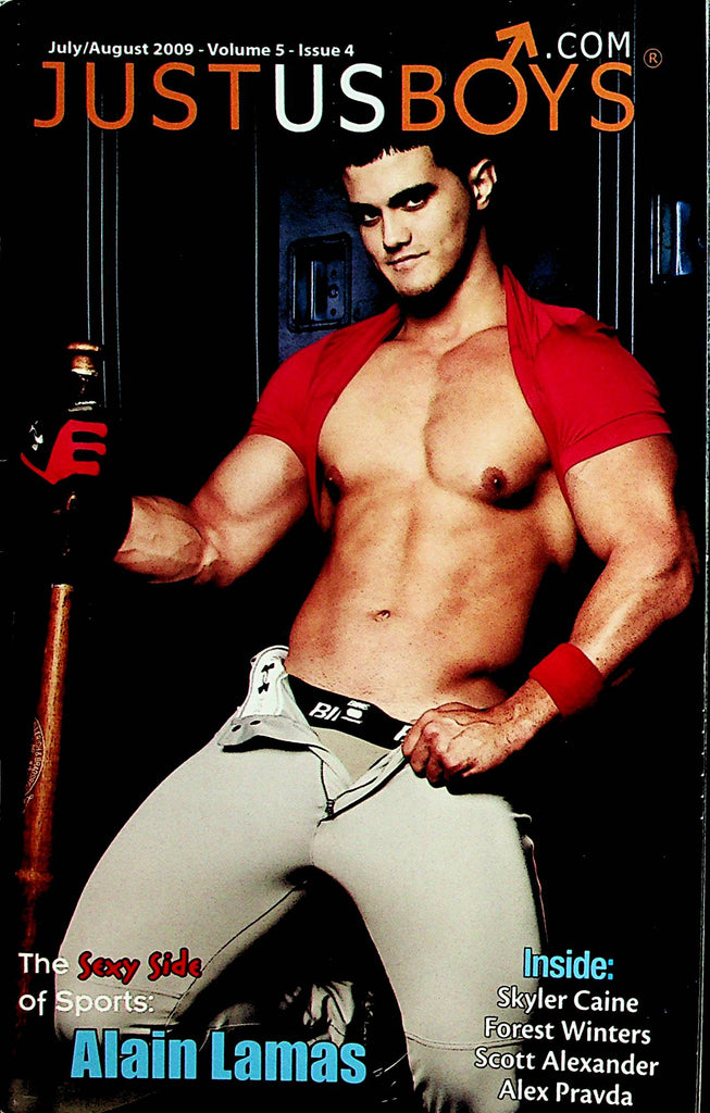 Just Us Boys Gay Digest  The Sexy Side Of Sports: Alain Lamas  vol.5 #4  July 2009    122821lm-dm2