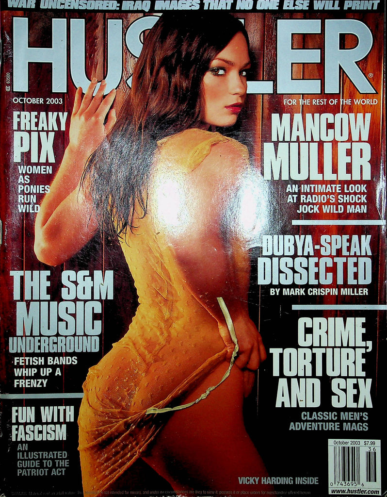 High Society Magazine Mancow Muller & Bella & Cassidy October 2003 120822RP