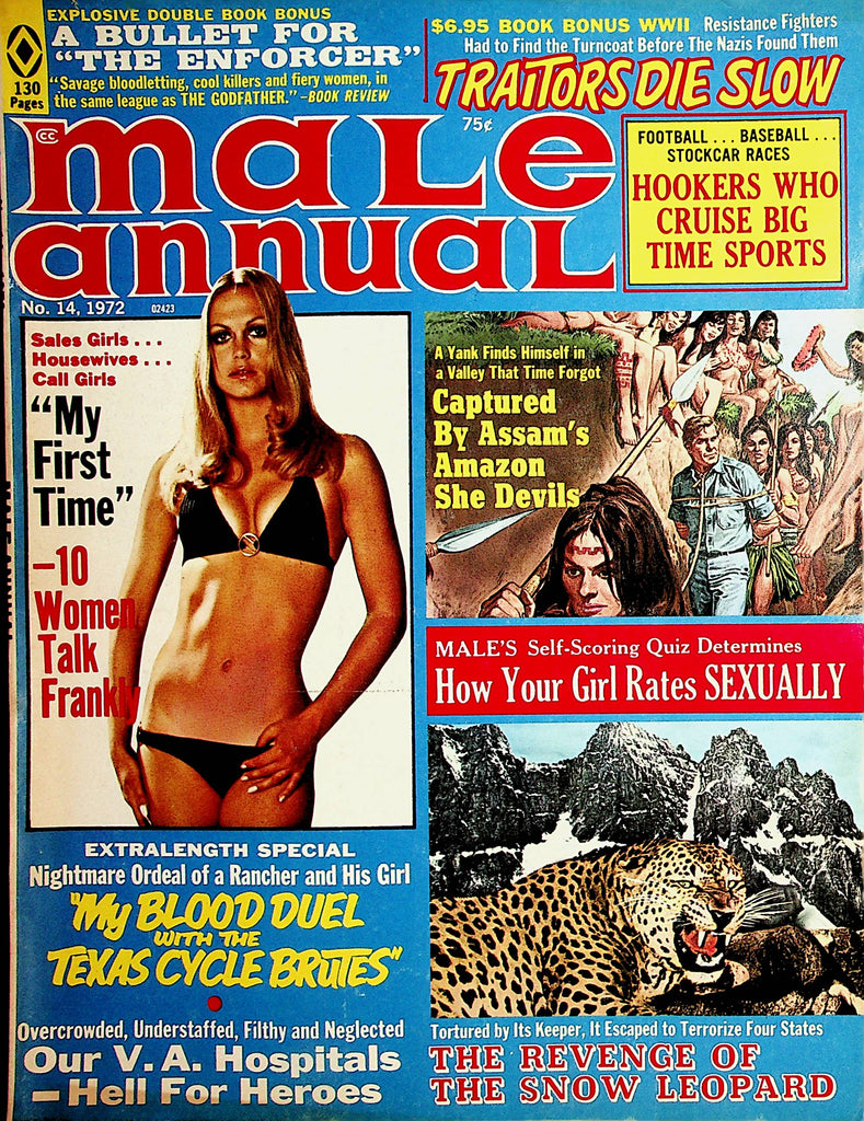 Male Annual Magazine  Centerfold Cindy Bar  #14 1972   122221lm-dm