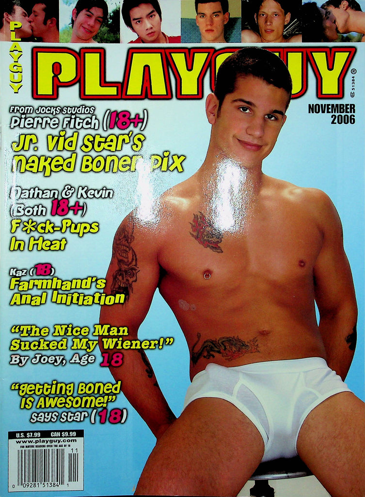 Playguy Magazine Pierre Fitch & Nathan & Kevin November 2006 102722RP