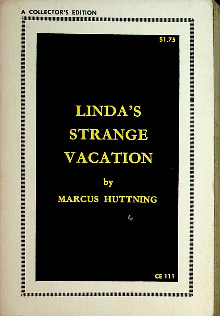 Linda's Strange Vacation Adult Novel by Marcus Huttning  1968   091721dm2