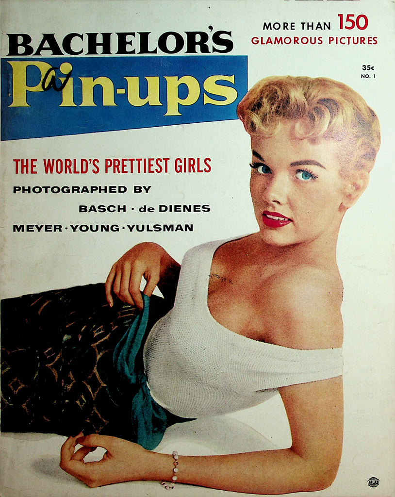 Bachelor's Pin-ups Magazine  Julie Newmar / Covergirl Diana Millay  #1 1957      080822lm-p4
