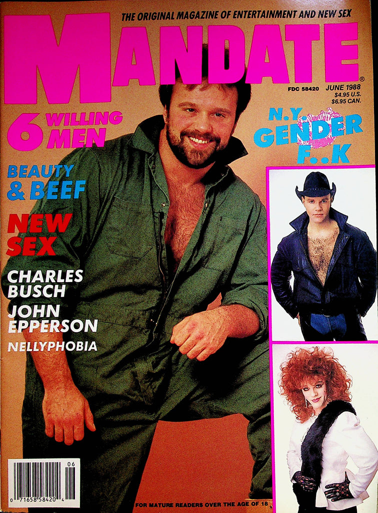 Mandate Gay Magazine   Beauty & Beef   June 1988       080422lm-p2