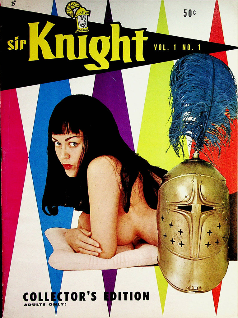 Sir Knight Busty Vintage Magazine Premiere Issue  Domenika ... Fair Lady From France  vol.1 #1 1958  050726lmp
