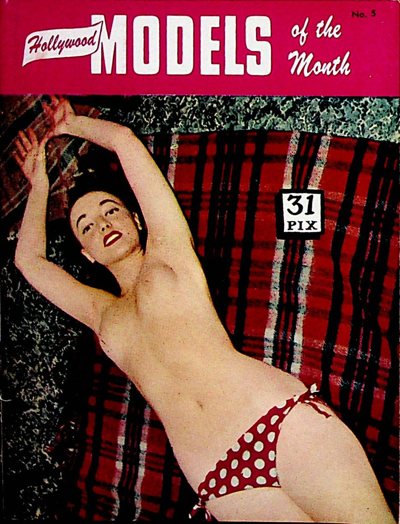 Hollywood Models Of The Month Vintage Digest  #5  1950's  083022lm-p2