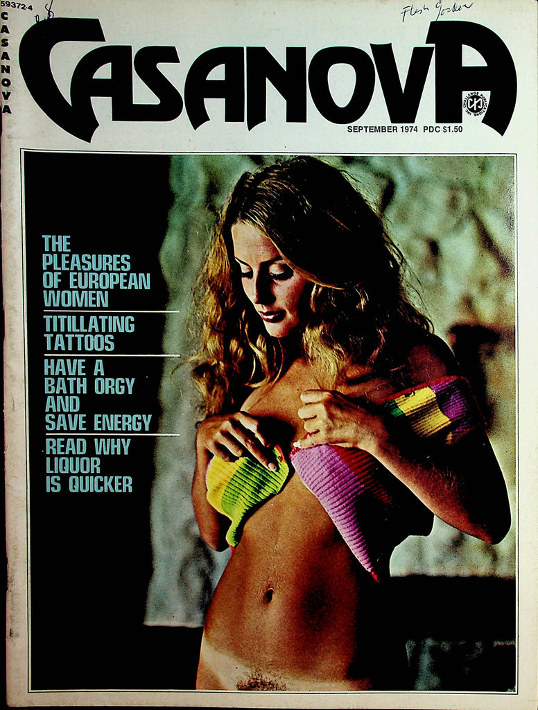 Casanova Busty Magazine  Flesh Gordon Staring Candy Samples  September 1974       112921lm-dm