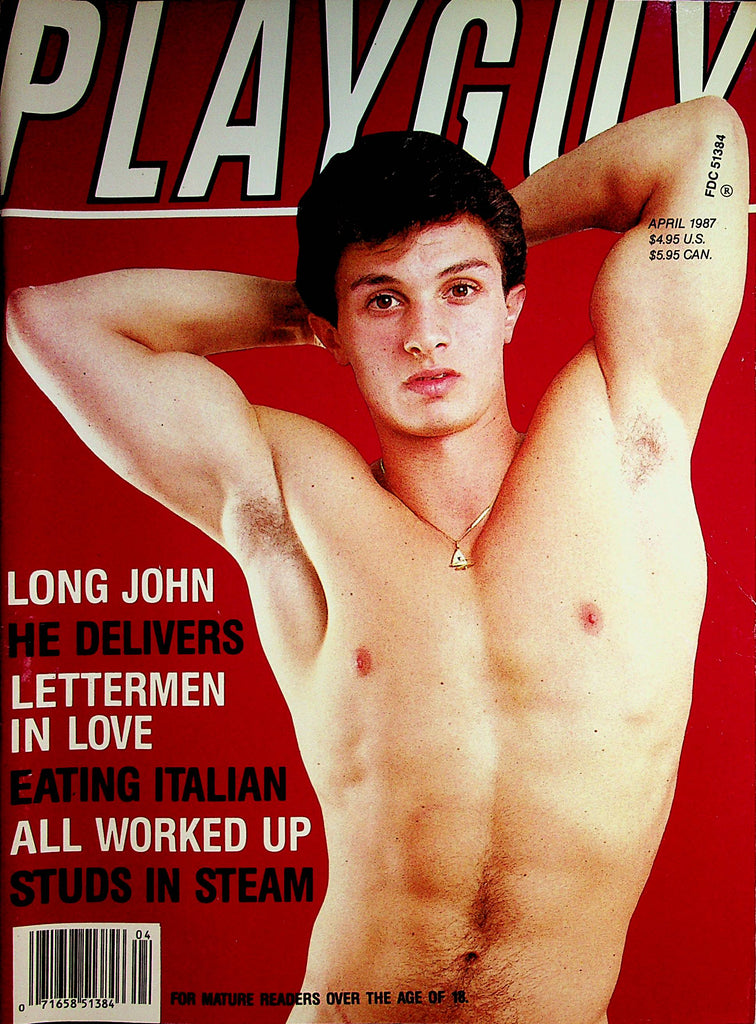 Playguy Gay Magazine    Long John / He Delivers  April 1987     080522lm-p