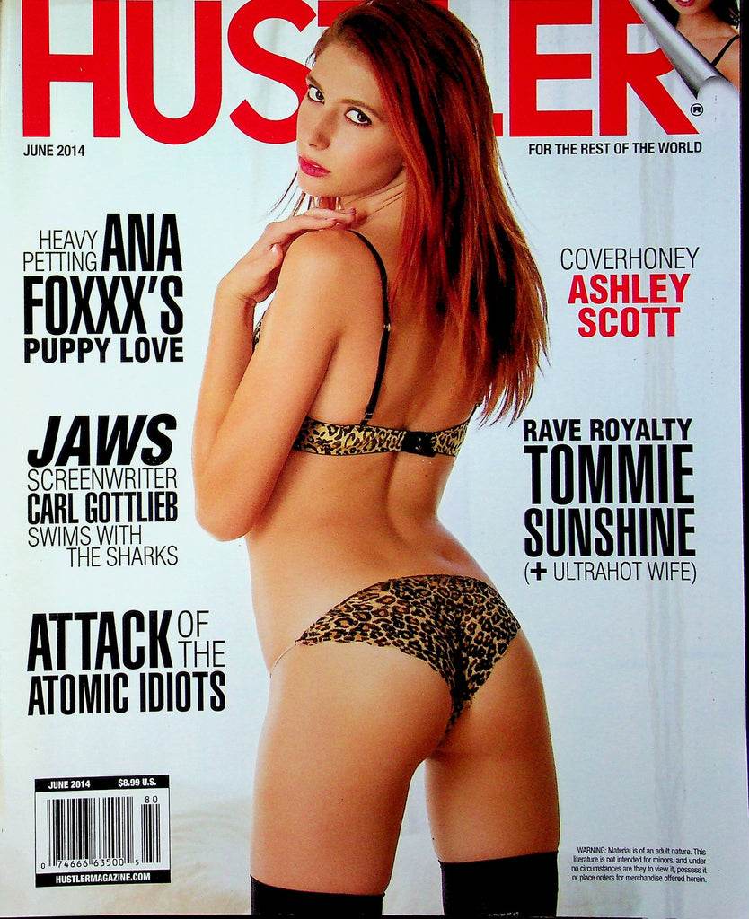 Hustler Magazine Ana Foxxx & Ashley Scott & Carl Gottlieb June 2014 022323RP