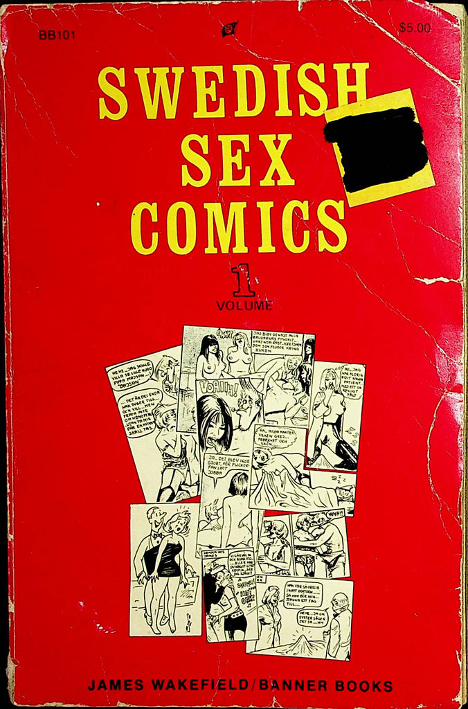 Swedish Sex Comics Book vol.1 1977 by James Wakefild / Banner Books    062621lm-DM2