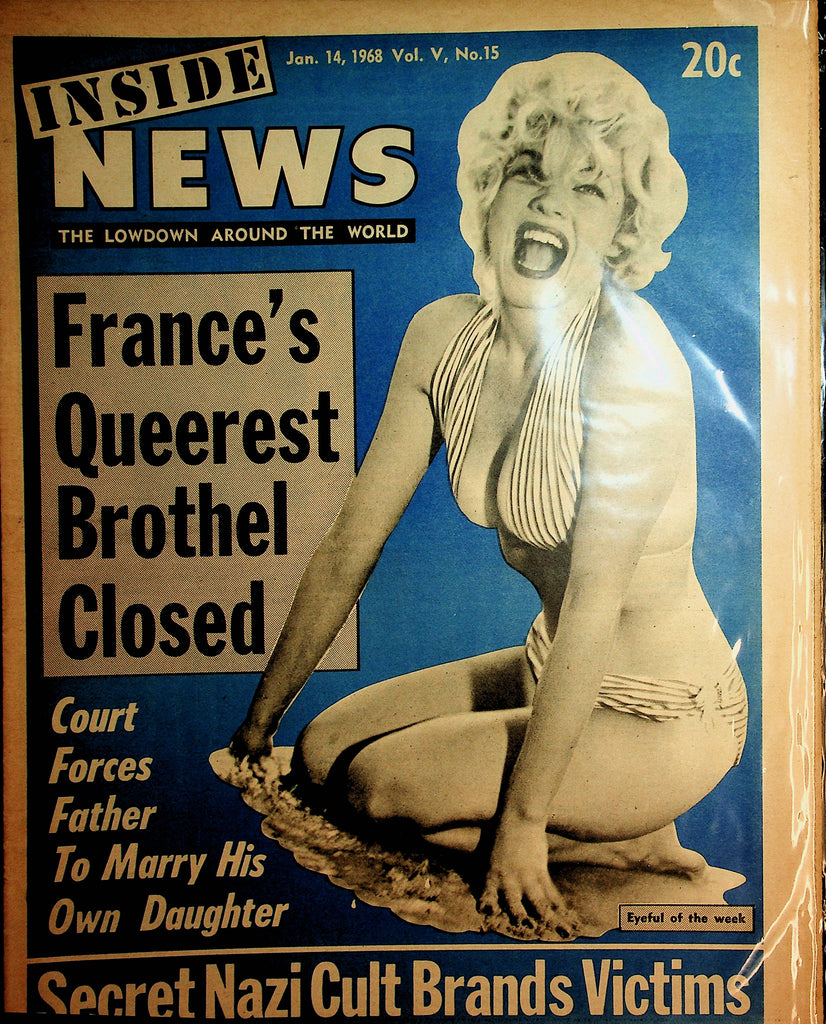 News Newspaper  France's Queerest Brothel Closed  January 14, 1968   100720lm-amsh