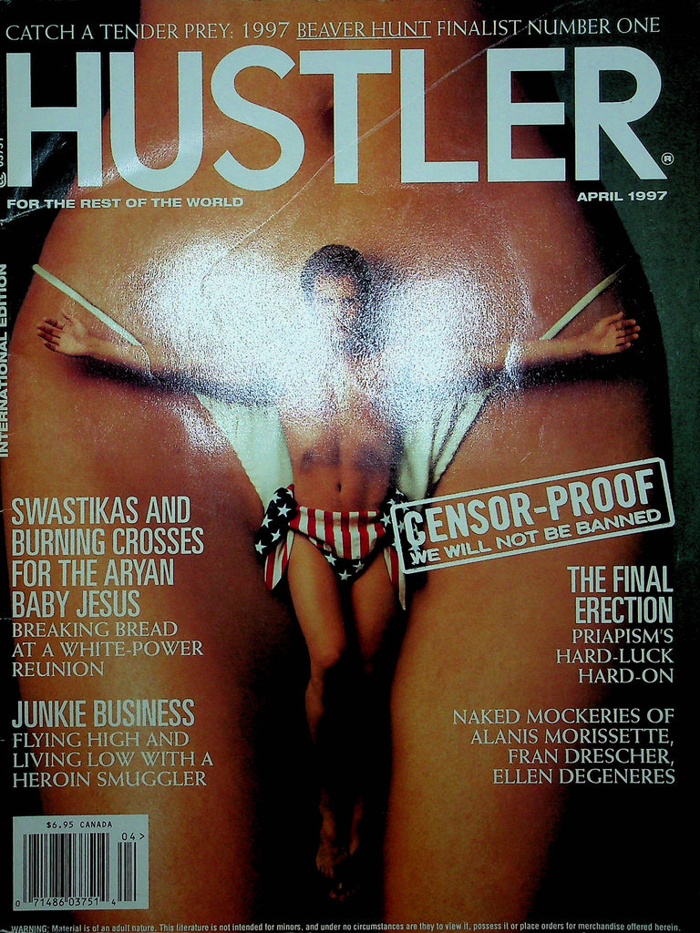 Hustler Magazine Woody Harrelson & Lauren And Ellen April 1997 111622RP