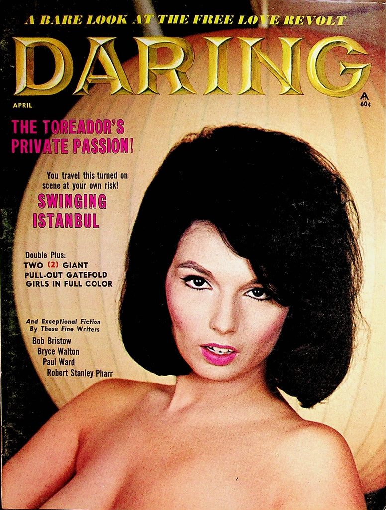 Daring Busty Magazine  Centerfold Girl Gaye Robbins April 1967   070522lm-p