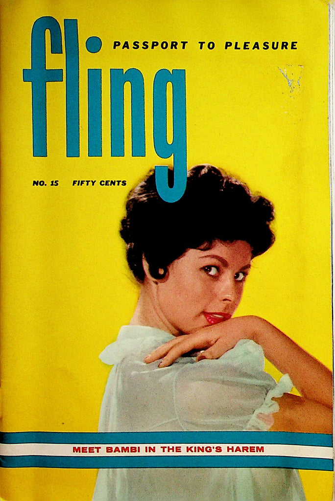 Fling Passport To Pleasure Magazine Bambi / Zsa Zsa Gabor  #15 1959   083122lm-p