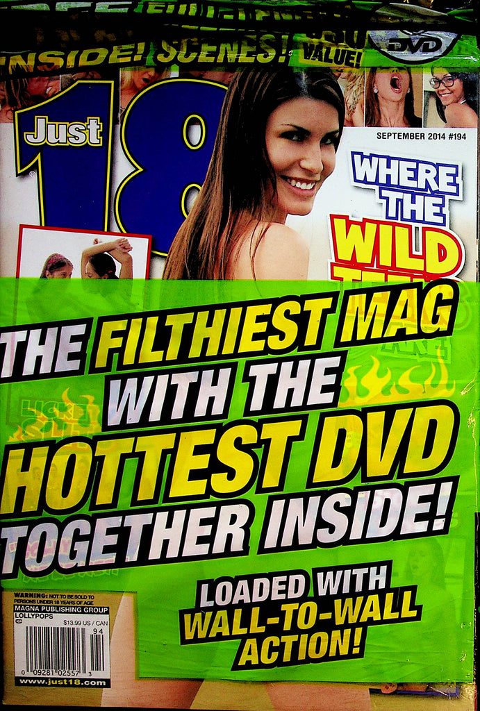 Just 18 Magazine  Where The Wild Teens Are   w/DVD September 2004    New  100122lm-p2