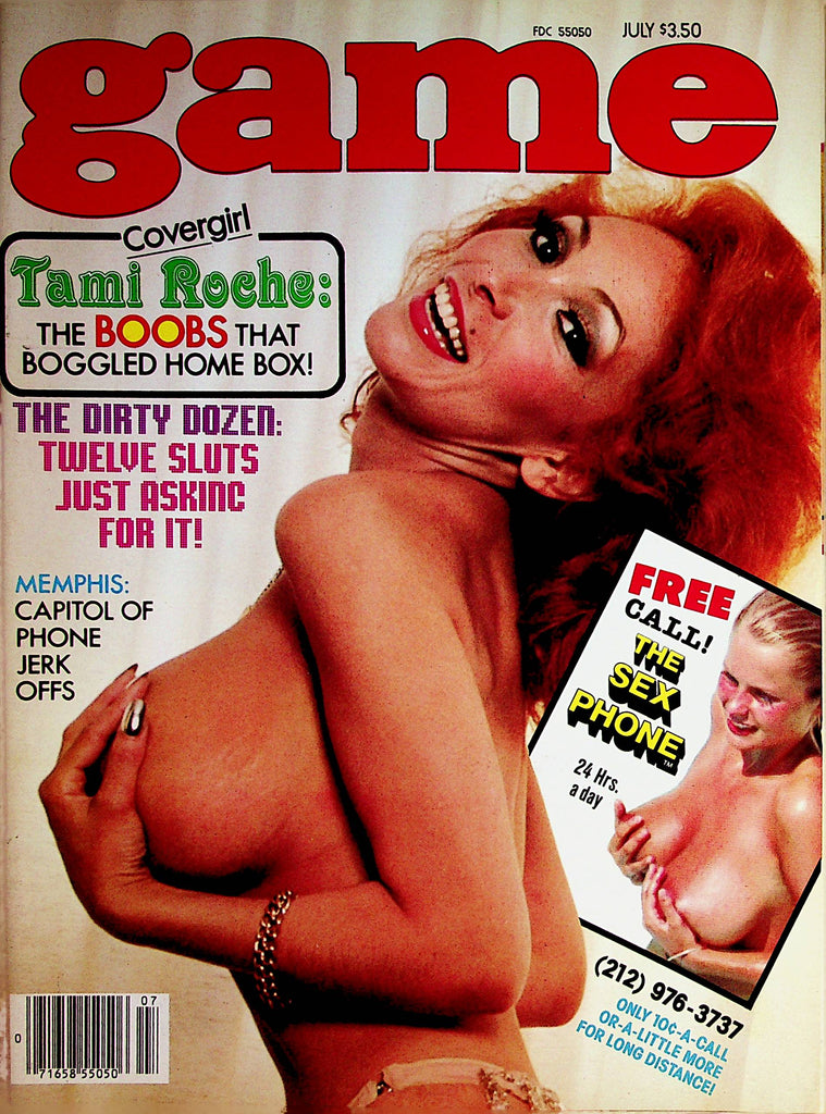 Game Busty Magazine  Covergirl Tami Roche  July 1983     070922lm-p