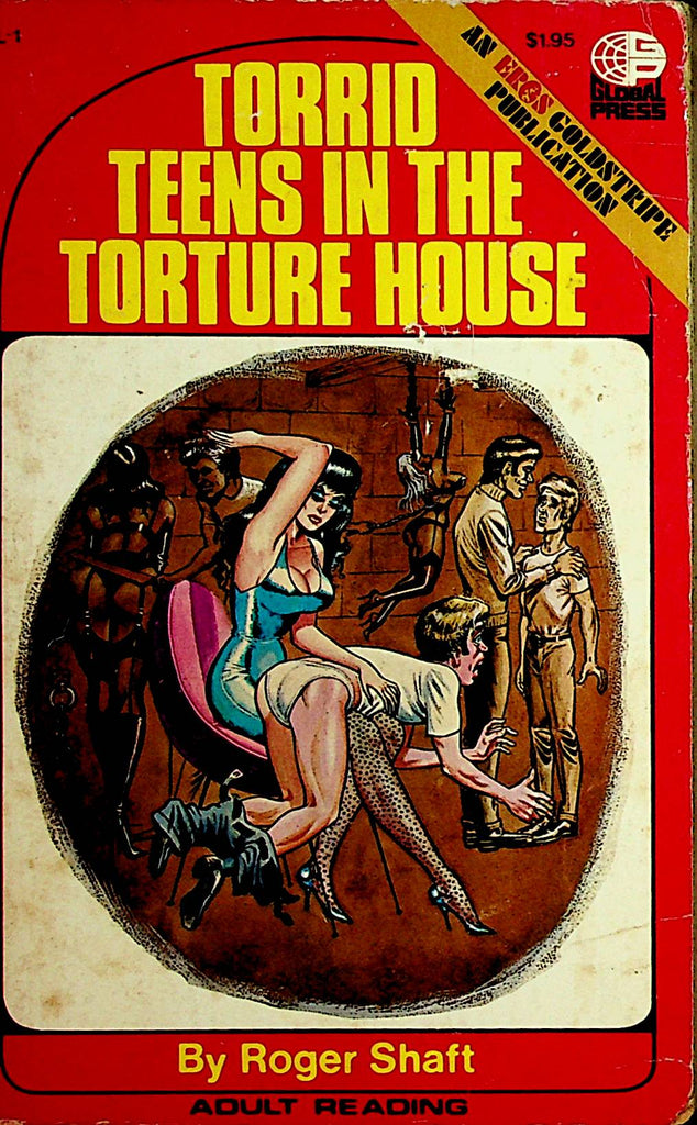 Torrid Teens In The Torture House Novel by Roger Shaft   1971 Eros Publication   110721lm-dm