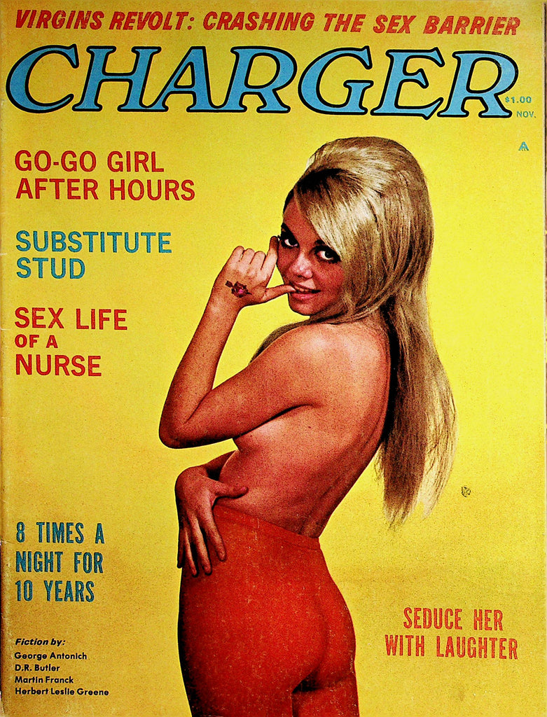 Charger Magazine  Cover and Centerfold Brandy Patrick  November 1969     070322lm-p