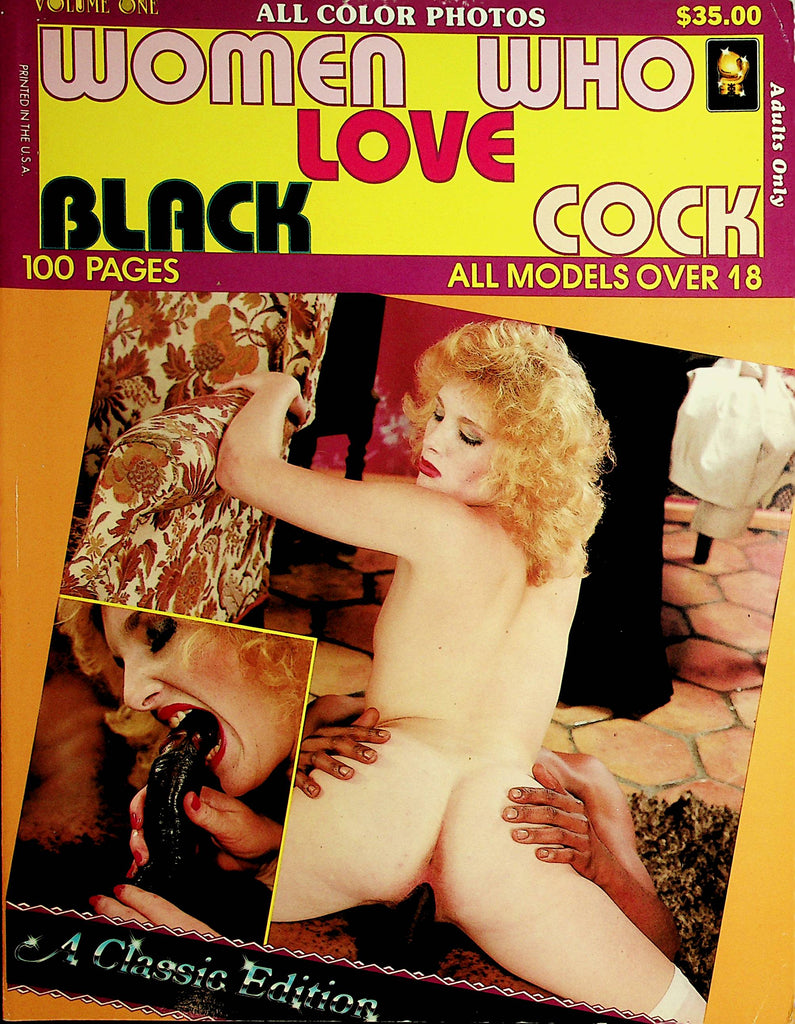 Women Who Love Black Cock Magazine vol.1 1980's Classic Edition  113021lm-dm