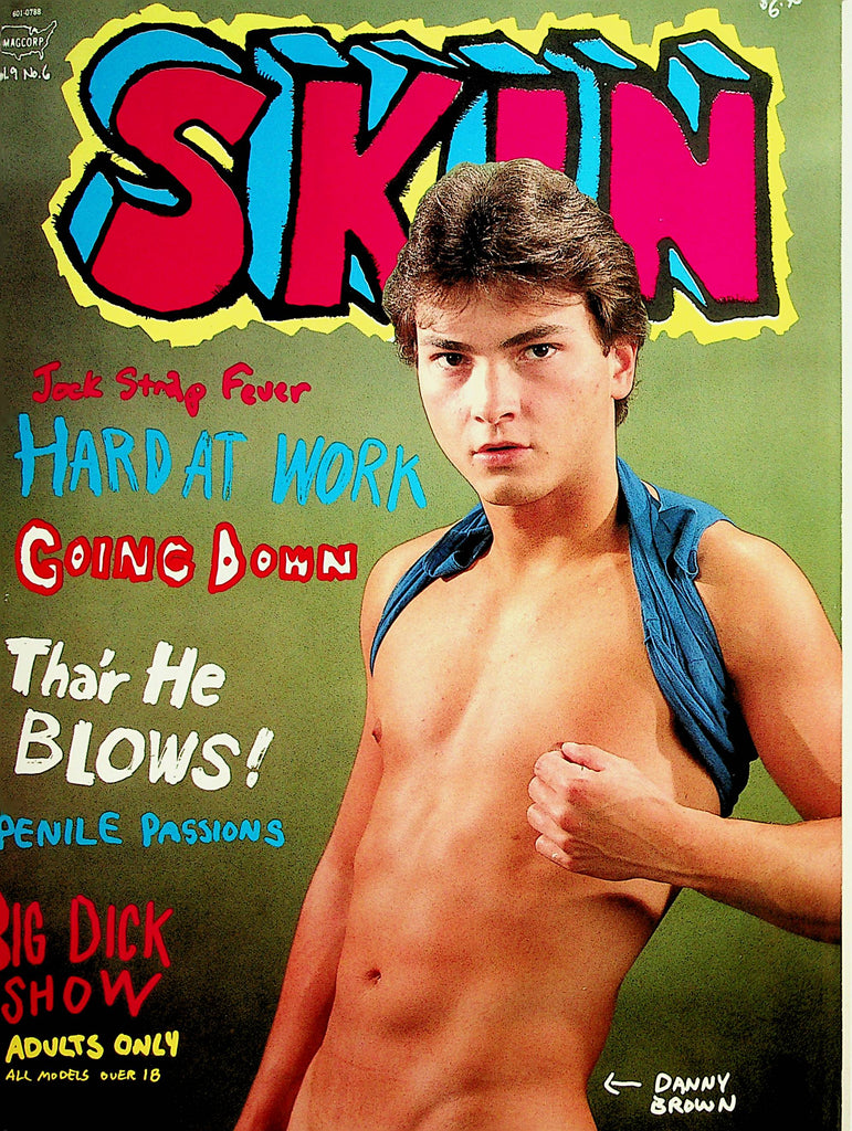Skin Gay Magazine  Coverguy Danny Brown  vol.9 #6  1988  Magcorp    080422lm-p2