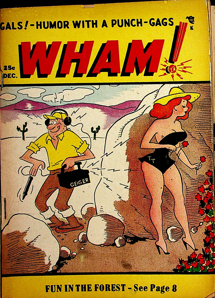 Wham! Vintage Cartoon Digest  Gals! Humor With A Punch-Gags  December 1955    032322lm-p