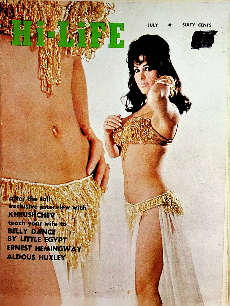 Hi-Life Vintage Magazine  Centerfold Birgitte Lindermann  July 1965       022823lm-p2