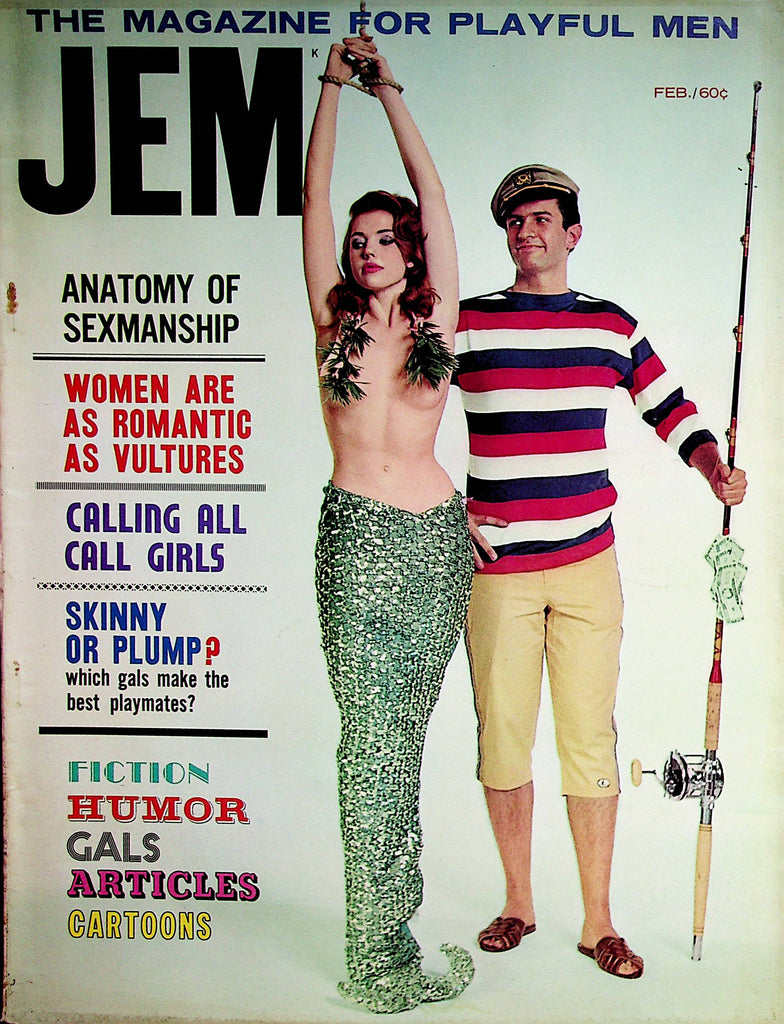 Jem Busty Vintage Magazine  The Best Of Bunny Yeager  February 1962    070322lm-p