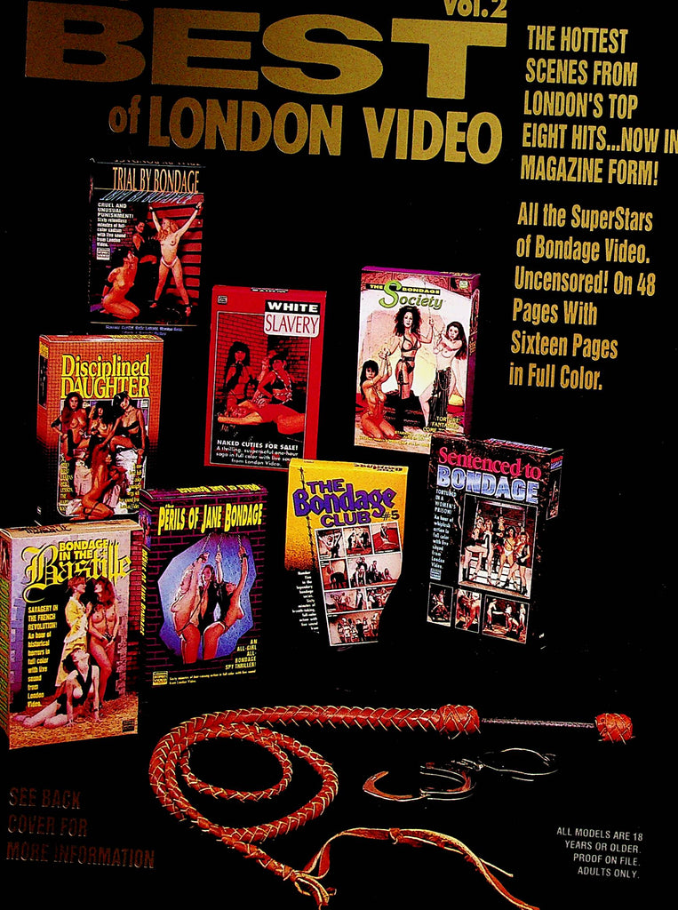 The Best Of London Hottest Scenes Magazine  The Perils Of Jane Bondage  February 1992  London Enterprises    093022lm-p4