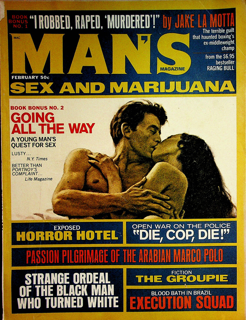 Man's Vintage Magazine  Sex And Marijuana  February 1971   100122lm-p2