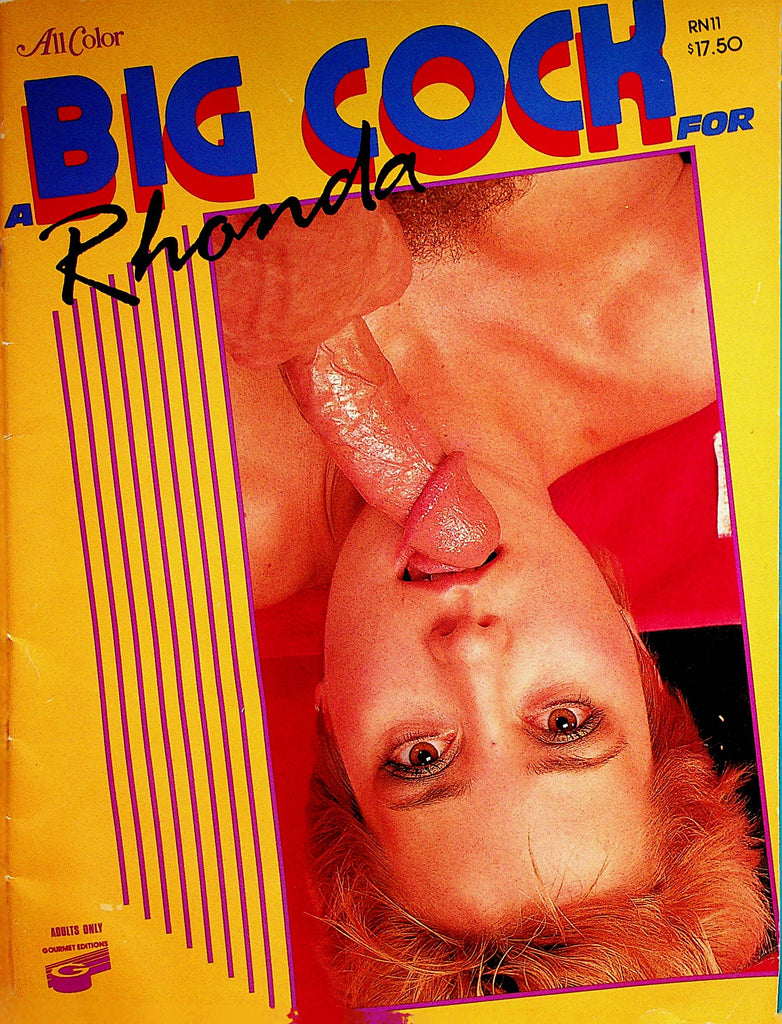 Big Cock For Rhonda Magazine  #1 1990's  Gourmet Edition      072922lm-p