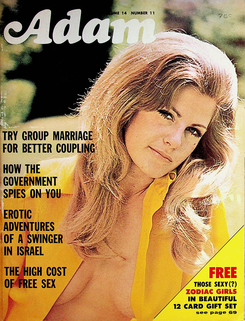 Adam Busty Magazine  Centerfold Girl Vincene  vol.14 #11  1969    072322lm-p