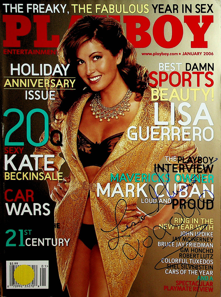 Autographed  Playboy Magazine  Lisa Guerrero    w/COA  January 2006    122021lm-dm