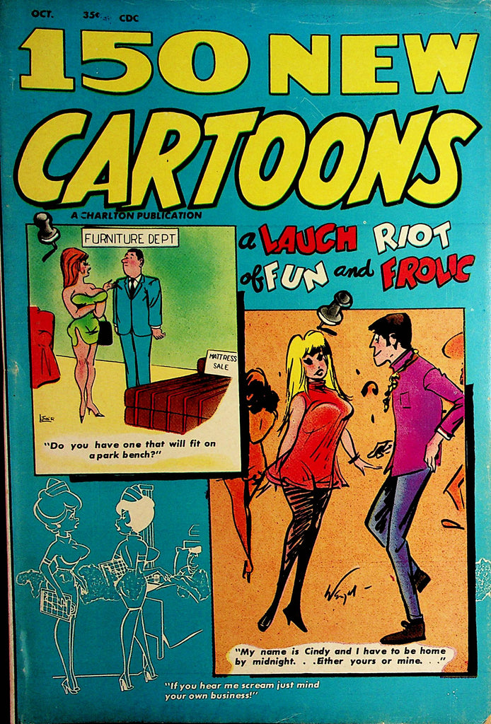 150 New Cartoons Vintage Magazine  Laugh Riot Of Fun And Frolic  #30 October 1969   100421lm-dm