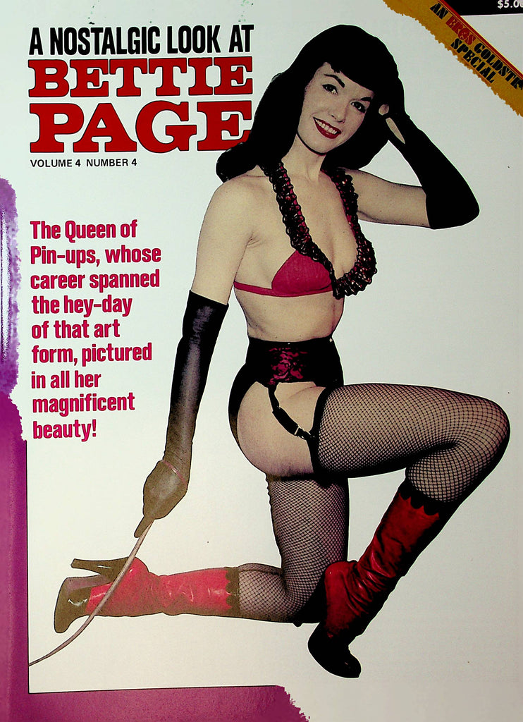 A Nostalgic Look At Bettie Page Magazine  Queen Of Pin-ups  vol.4 #4  1976 Eros Publishing   122721lm-dm