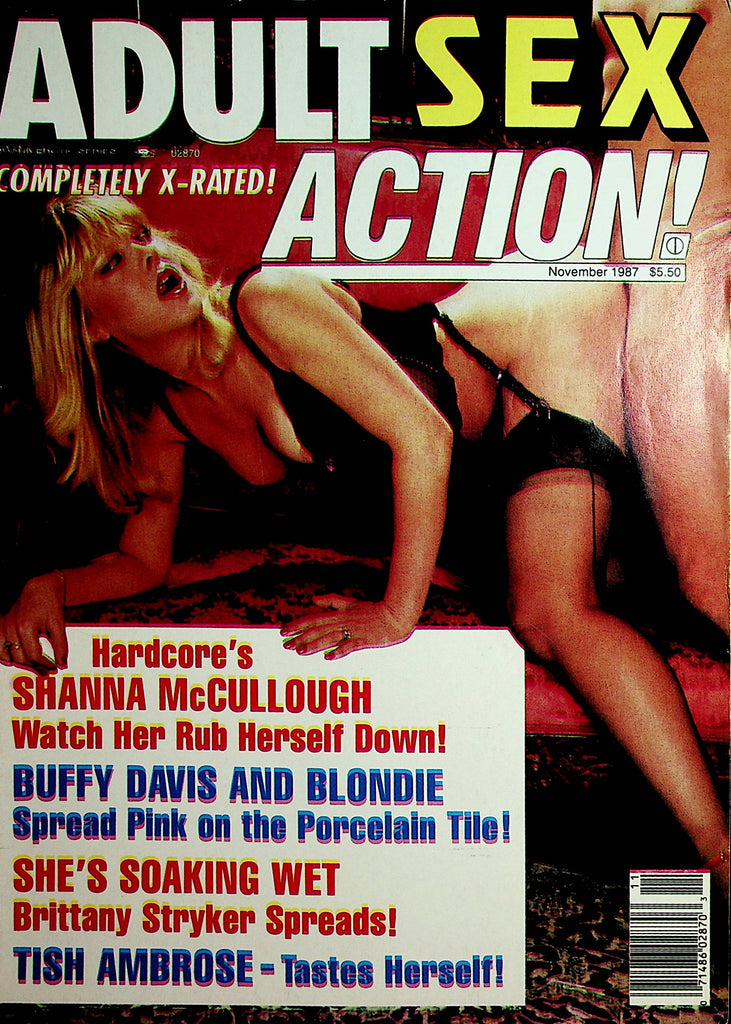 Adult Sex Action! Magazine  Shanna McCullough/ Buffy Davis  November 1987   120921lm-dm