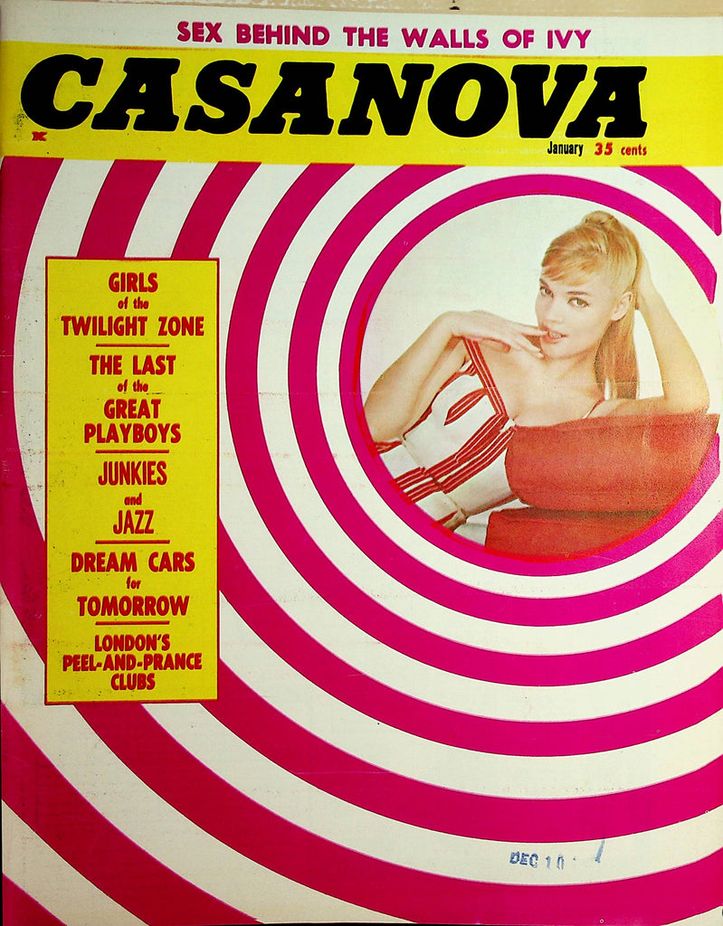 Casanova Vintage Magazine  Sex Behind The Walls Of Ivy  January 1961  101121lm-dm