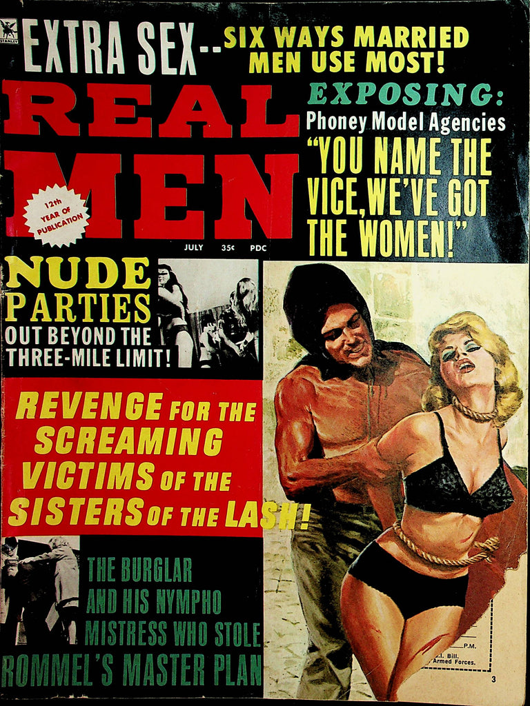 Real Men Vintage Magazine  Boston Belle Ann  July 1967   012622lm-dm