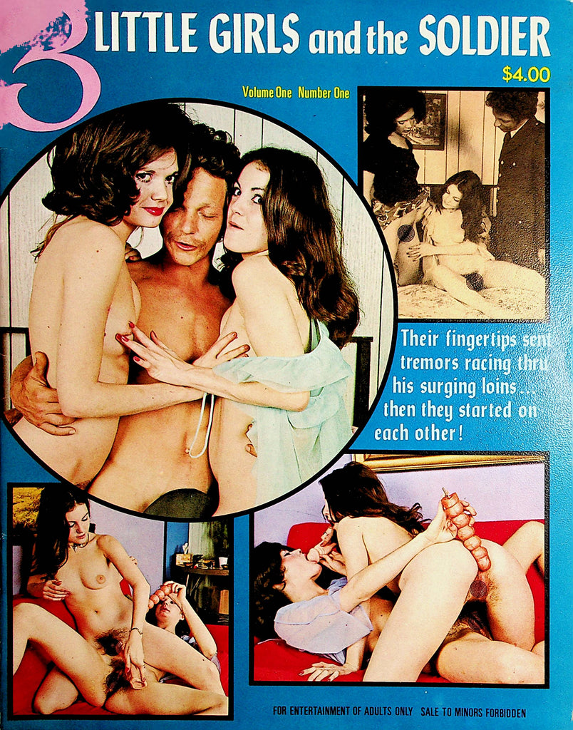 3 Little Girls And The Soldier Magazine  Army Tramps vol.1 #1 1970's 18+  101020lm-sh