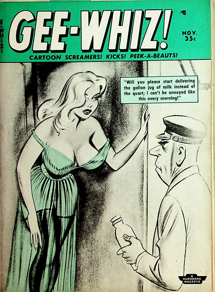 Gee-Whiz! Vintage Digest   Barbara Nichols  / Cartoons & Women  November 1957       110221lm-dm