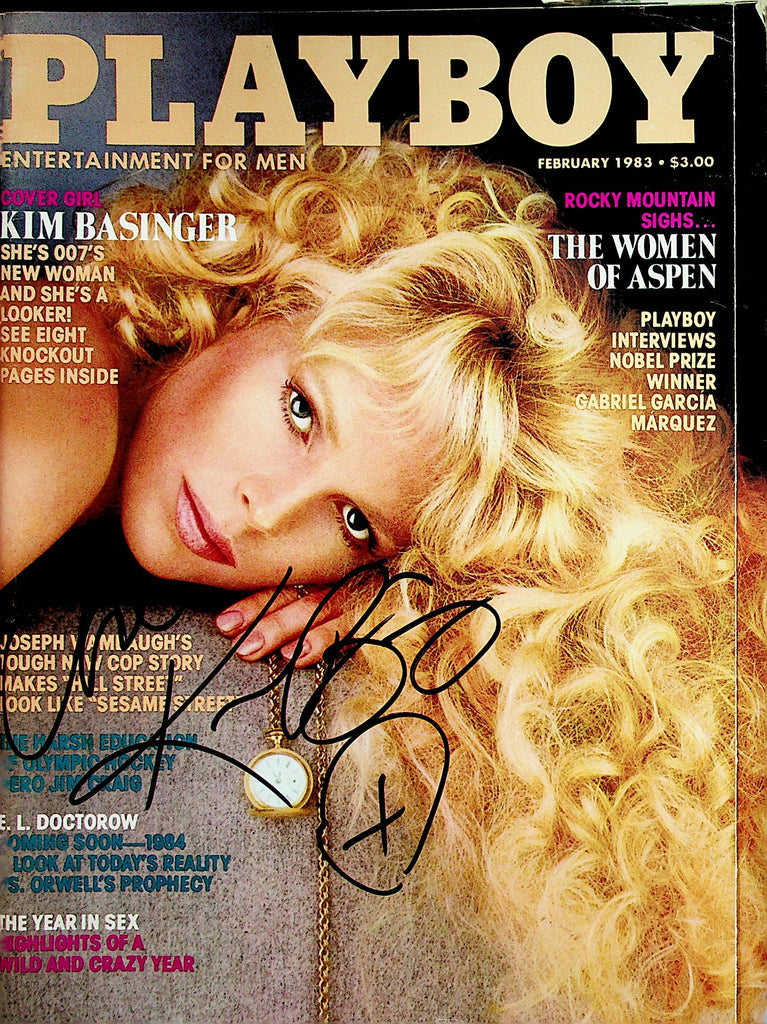 Autographed Kim Basinger Playboy Magazine February 1983   w/COA 100% Real Guaranteed For Life!   011223lm-p2