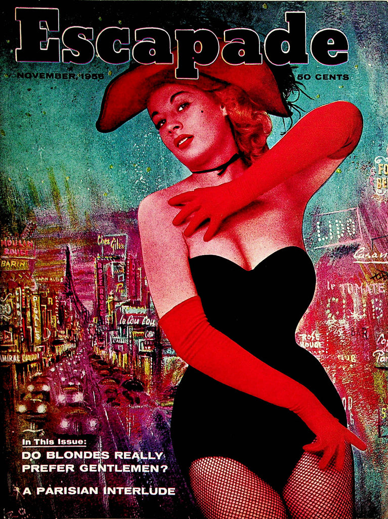 Escapade Vintage Magazine  Centerfold Girl Dane   November 1956    091222lm-p