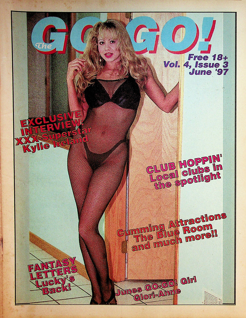 The Go-Go! Pittsburgh's Adult Entertainment Guide  Covergirl Glori-Anne / Kylie Ireland Interview  June 1997   083122lm-p