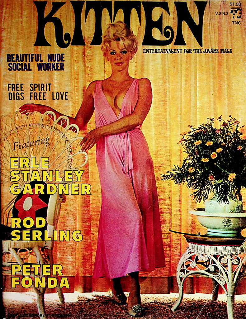 Kitten Busty Magazine   Rod Serling/ Peter Fonda / Busty Marge  vol.2 #3 1969